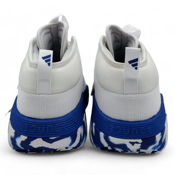 Adidas Exhibit Select Basketball Shoes White/Blue Marble IE9333 Women's Size 11 - Picture 4 of 8